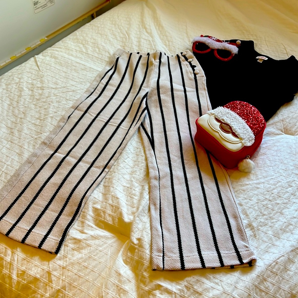 High waisted zara girls pants